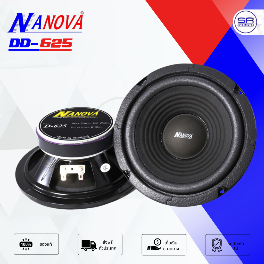 NANOVA NV1564 ดอกลำโพง ขนาด 15 นิ้ว NV 1564 NV-1564 สินค้าใหม่ของแท้100% ราคาต่อ 1 ดอก