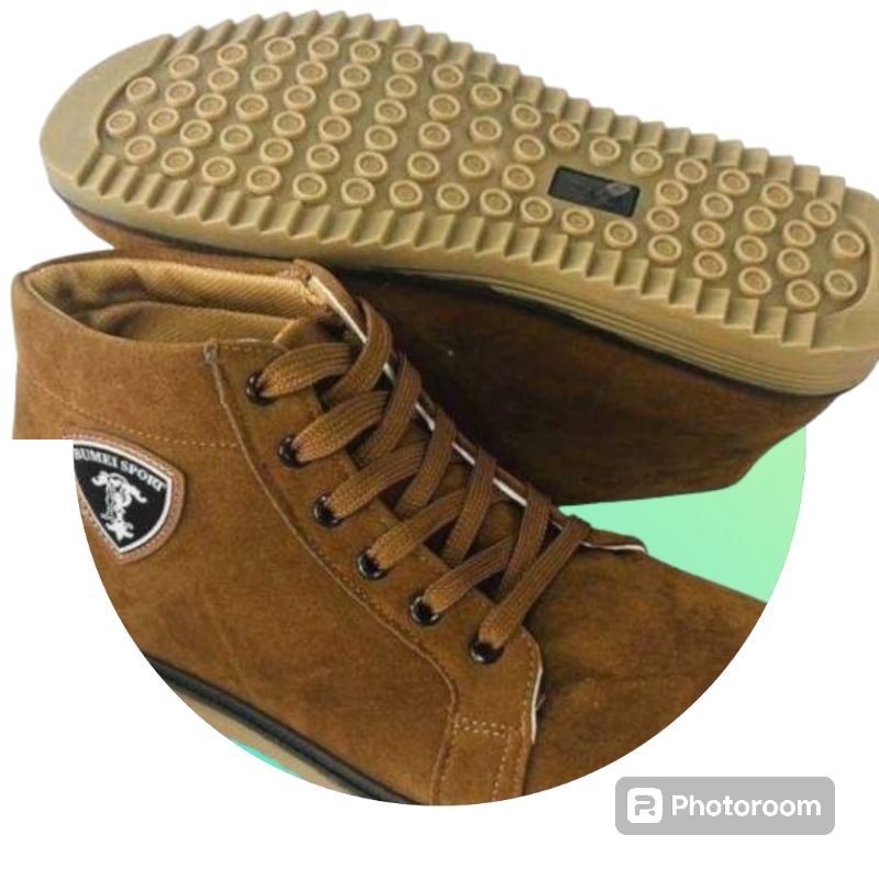 Bumei รองเท้าผ้าใบหุ้มข้อ ยี่ห้อ Bumei รุ่น M384 Size 41-45