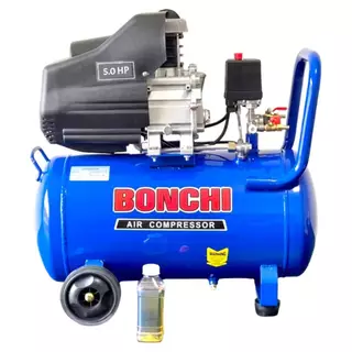 BONCHI ปั๊มลมโรตารี่ 50 ลิตร มอเตอร์ 5 แรง ฟรีของแถม 5 อย่าง สินค้ารับประกัน 1 ปี
