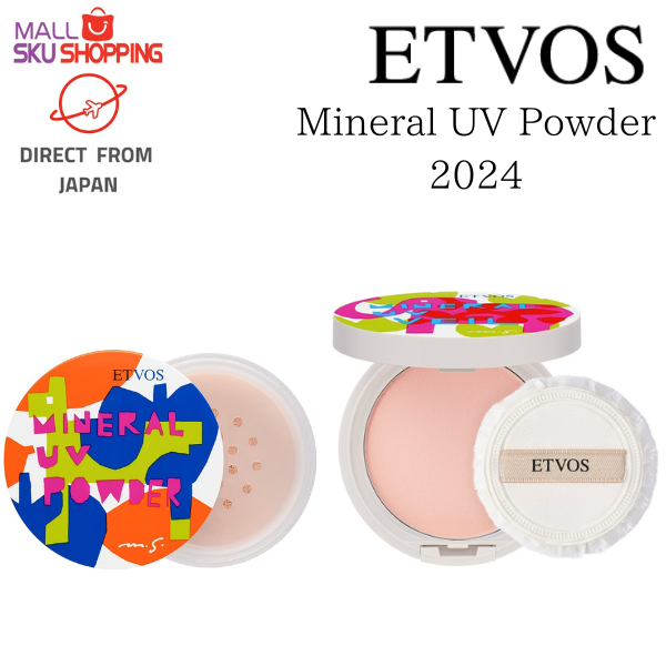 【Direct from Japan】Etvos Mineral UV Powder 5g SPF50 PA++++ / Mineral  UV Veil 7g SPF45 PA+++ 2024 face powder
