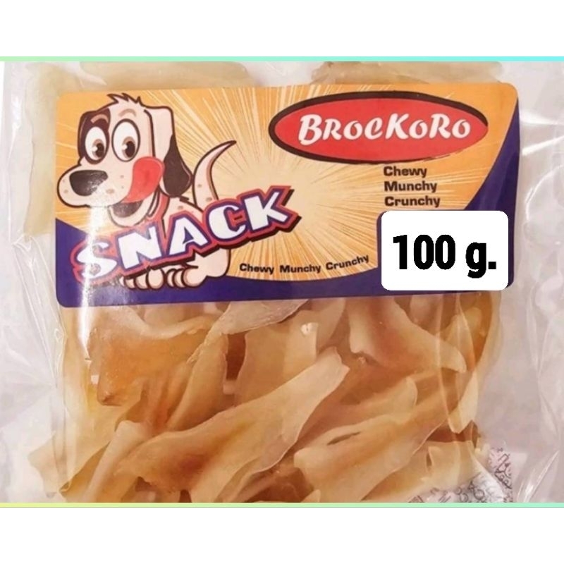 ขนมสุนัขกระดูกอ่อนไก่อบนิ่มเสริมแคลเซียมบำรุงกระดูกชนิดนิ่มทานง่าย 100 กรัม