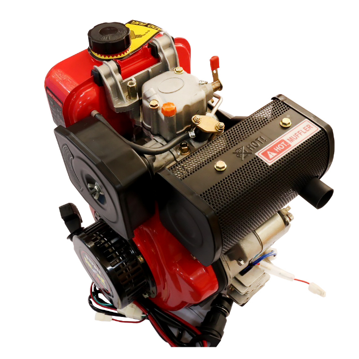 เครื่องยนต์ดีเซล 7HP HERO รุ่น S173FE เครื่องดีเซล เครื่องยนต์ เครื่องยนต์ดีเซลฮีโร่ มีไดร์สตาร์ท DESIGN BY JAPAN - รูปที่ 3