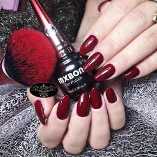 MXBON สีเจล เวียดนาม โทนสีแดง แดงไวน์ แดงมะเหมี่ยว สีเจลเนื้…