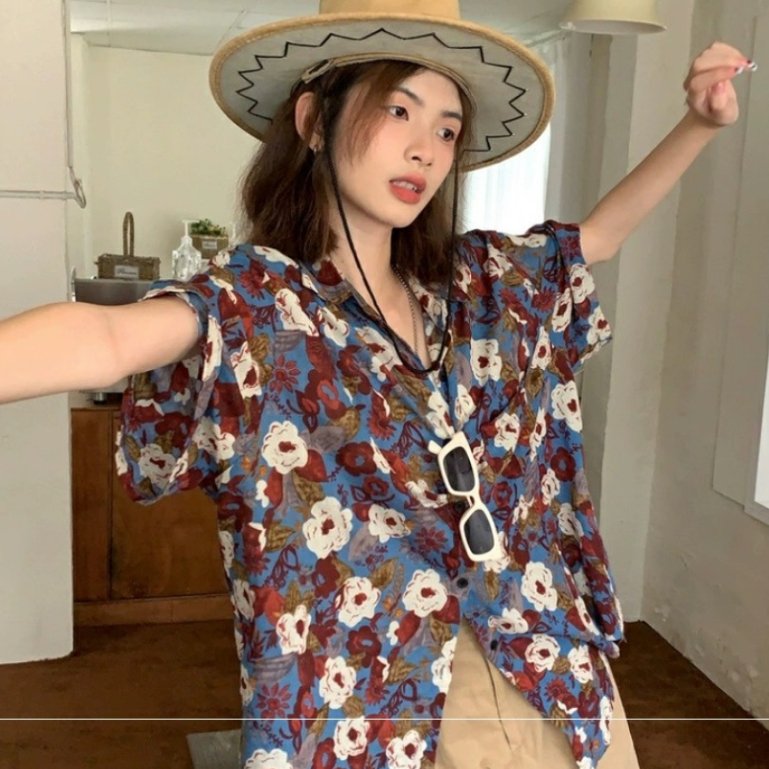 เสื้อเชิ๊แขนสั้น เสื้อใส่เที่ยวทะเล ใส่เดินริมชายหาด เนื้อผ้าดี สวมใส่สบาย ใส่ได้ทั้งชายหญิง ราคา ถูกที่สุด ดีลบีเคเค แกลเลอรีภาพที่ 7