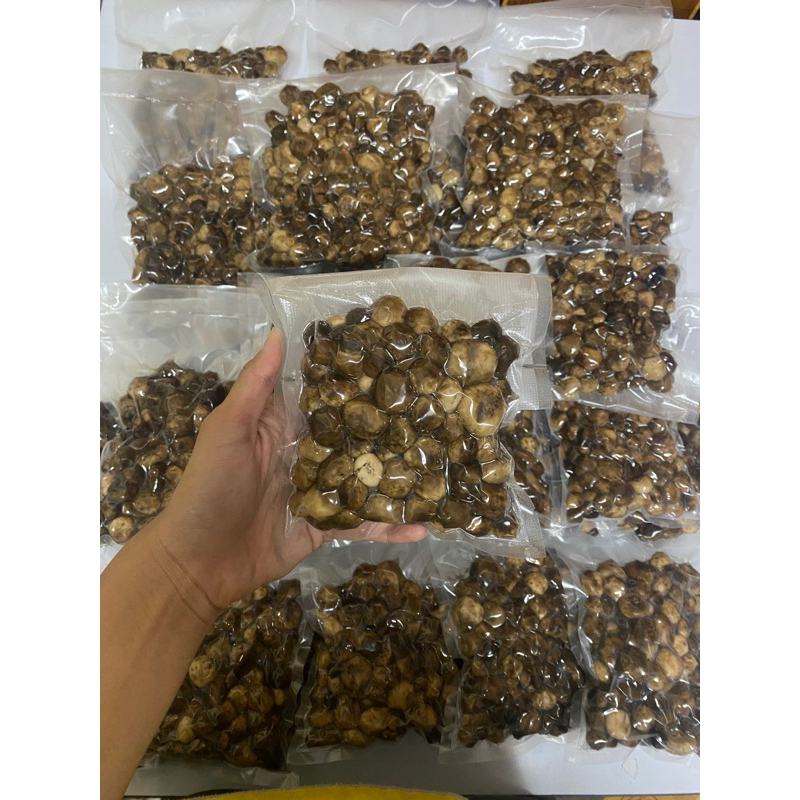 เห็ดเผาะ หรือเห็ดถอบ เห็ดอ่อน 60% ต้มสุก พร้อมทาน 🍄🍄