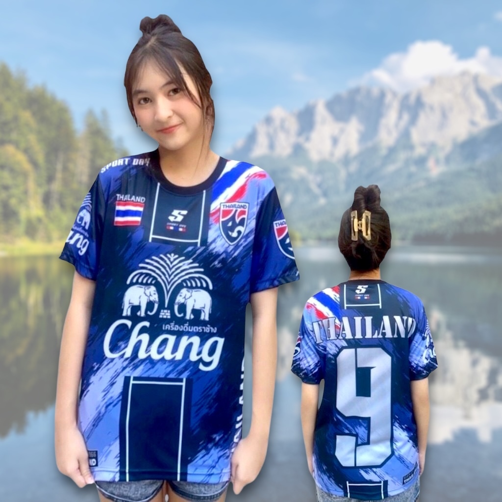 เสื้อกีฬา ผู้หญิงผู้ชายใส่ได้ วิ่ง ออกกำลังกาย ผ้าพิมพ์ลาย นุ่ม ลื่น เบา สบาย ระบายอากาศ ไม่ร้อน