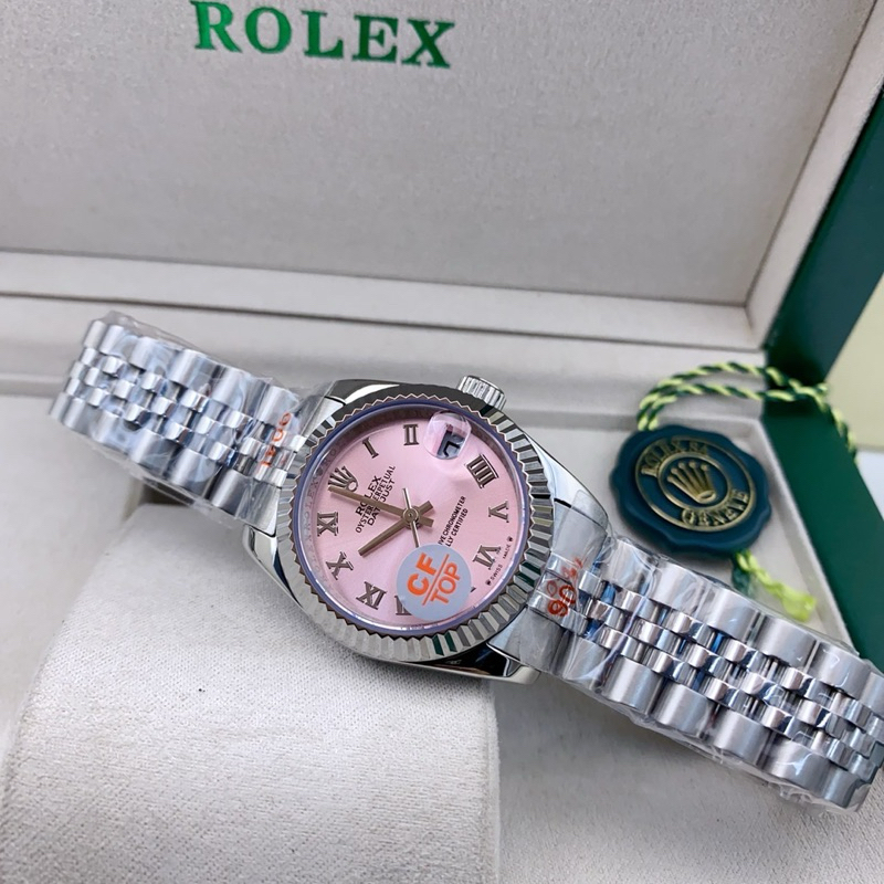 นาฬิกาข้อมือผู้หญิง นาฬิกาแฟชั่น Ro Lex Datejust 31mm.