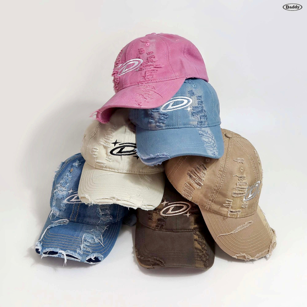 DADDY | Spiral D Cap หมวกแก็ป ลายตัว D สุดน่ารัก