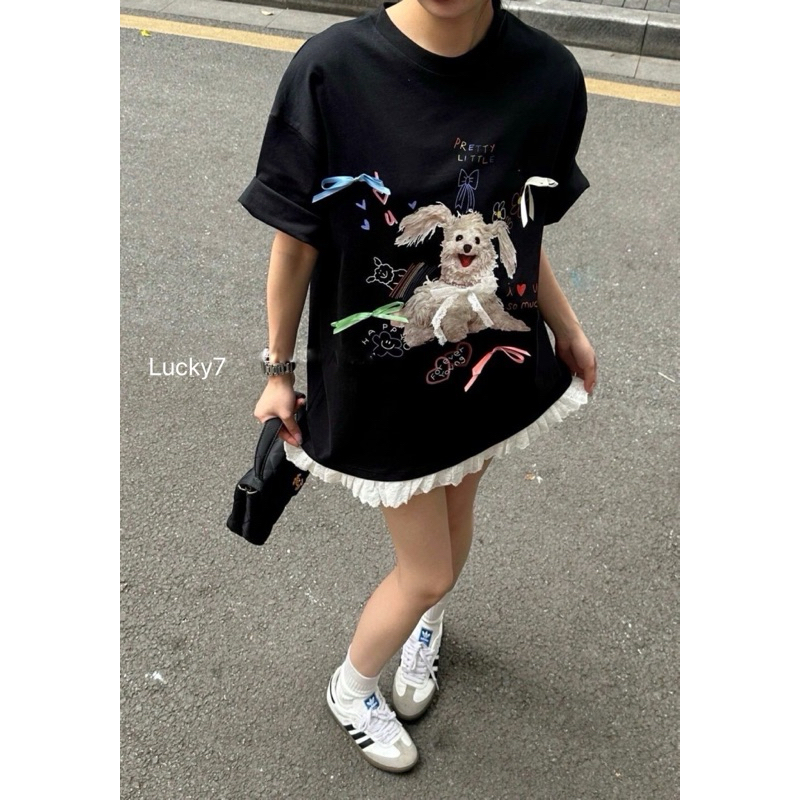 BY IRA(Q240/Q378) Betty top เสื้อยืดแขนสั้น ประดับโบว์ สามมิติ แฟชั่นฤดูร้อน สําหรับผู้หญิงะ
