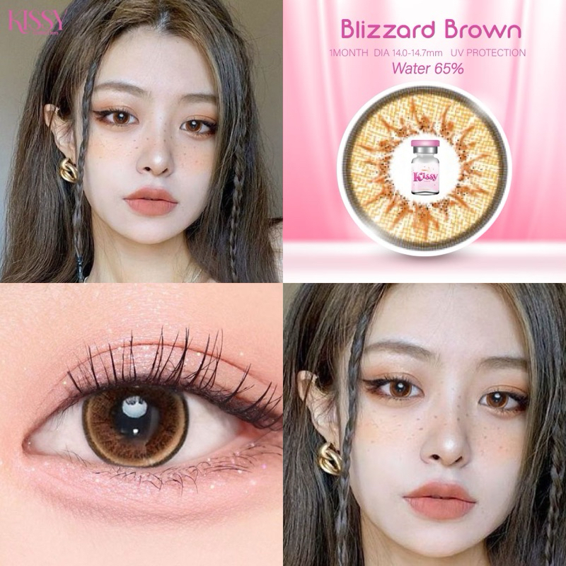 𝕂𝕚𝕤𝕤𝕪 𝕝𝕖𝕟𝕤 Blizzard gray/brown ค่าอมน้ำ 65% สูงสุดในไทย