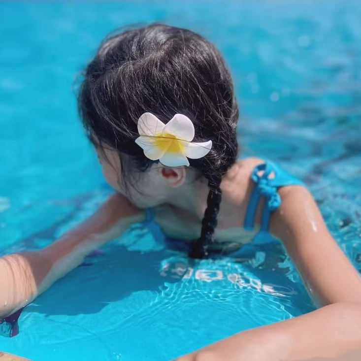 👙beachgirl👙 ในไทย กิ๊บแฟชั่น cute กิ๊บไปทะเล เครื่องประดับ กิ๊บ ดอก #0229 - รูปที่ 4