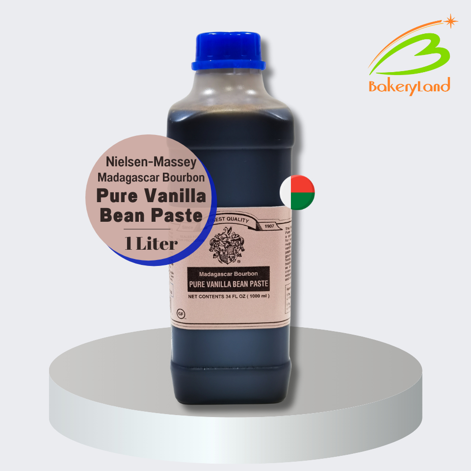กลิ่นวานิลลา Madagascar Bourbon Pure Vanilla Bean Paste Nielsen-Massey ขนาด 34 fl/oz. (1 Liter)