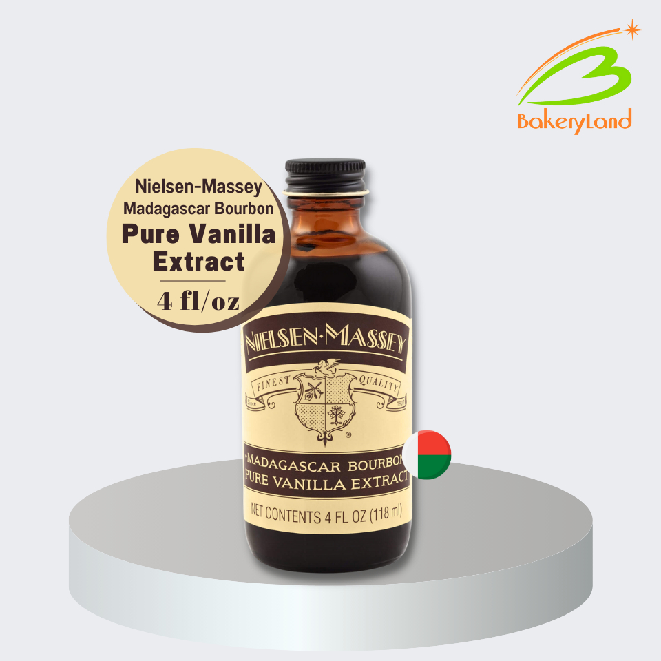 กลิ่นวานิลลา Madagascar Bourbon Pure Vanilla Extract Nielsen-Massey ขนาด 4 fl/oz.