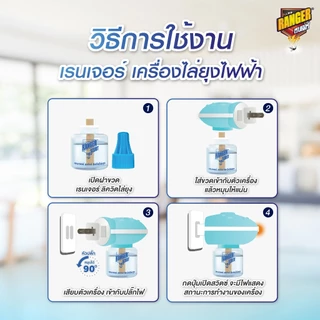 เรนเจอร์ น้ำยาไล่ยุงไฟฟ้าชนิดเติม 40 มล. [ เลือกจำนวน ]