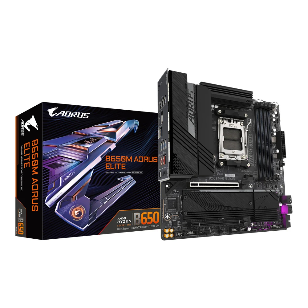 MAINBOARD (เมนบอร์ด) GIGABYTE B650M AORUS ELITE (REV. 1.3) (SOCKET AM5 DDR5 MICRO-ATX)