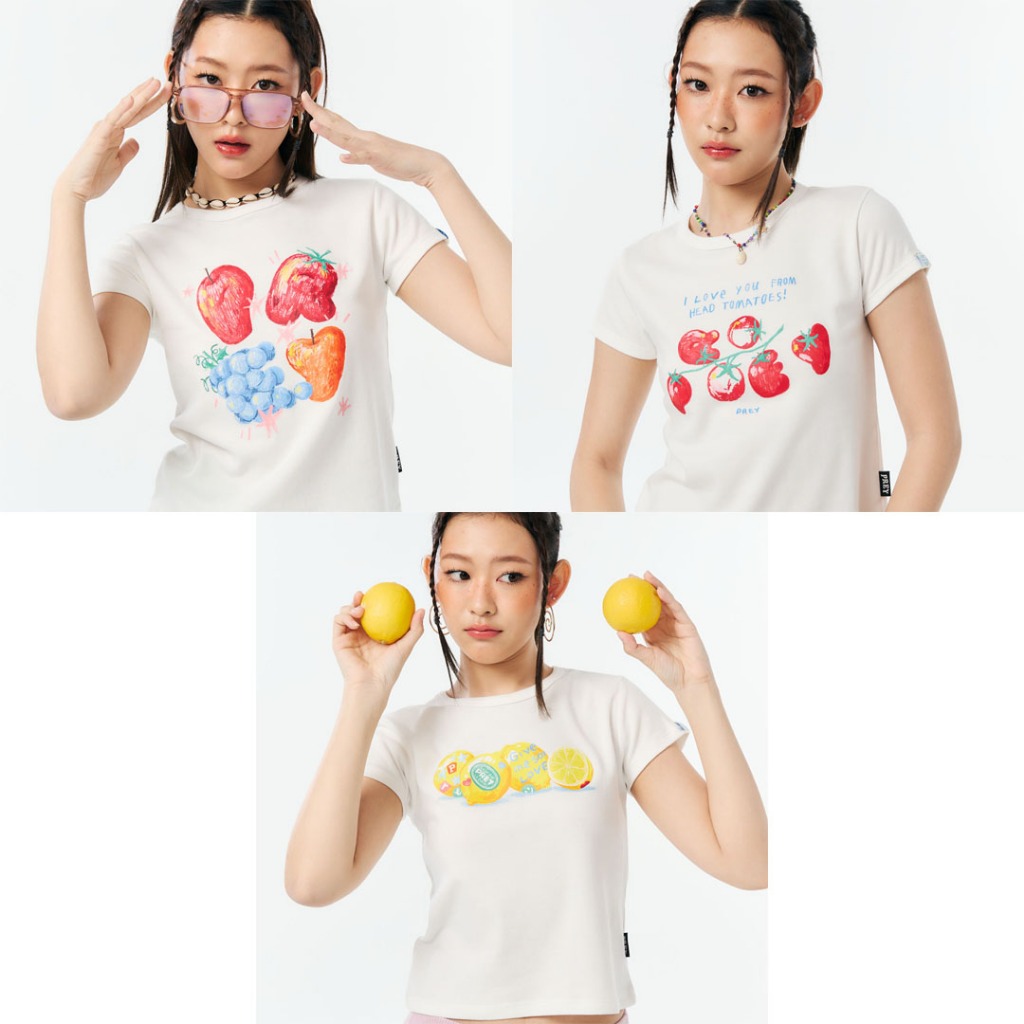prey เสื้อยืด summer fruit babytee