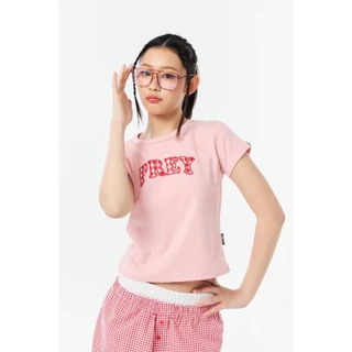 (พร้อมส่ง)prey เสื้อยืด summer logo babytee