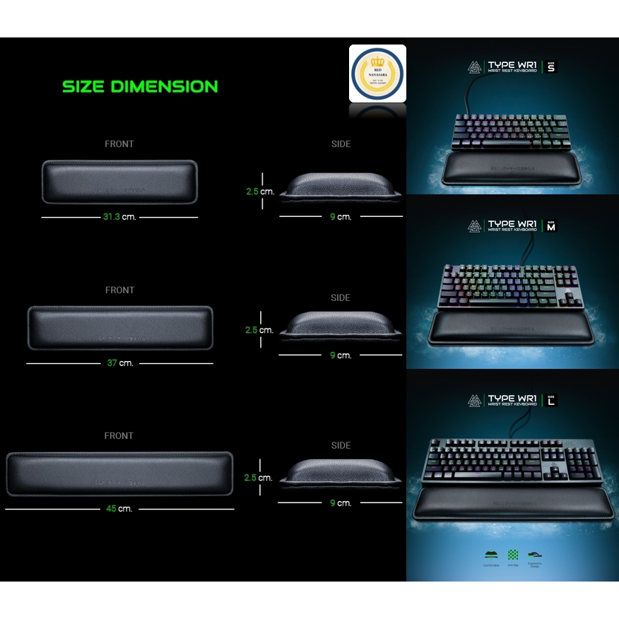 EGA ที่รองข้อมือ รุ่นTYPE WR1