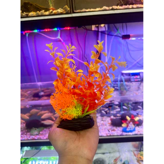 ต้นไม้เทียมตกแต่งตู้ปลา ต้นไม้ปลอมเพิ่มความสวยงาม ไม่ต้องดูแล สำหรับตู้กุ้ง ตู้ไม้น้ำ ปลอดภัยกับสัตว์น้ำทุกชนิด