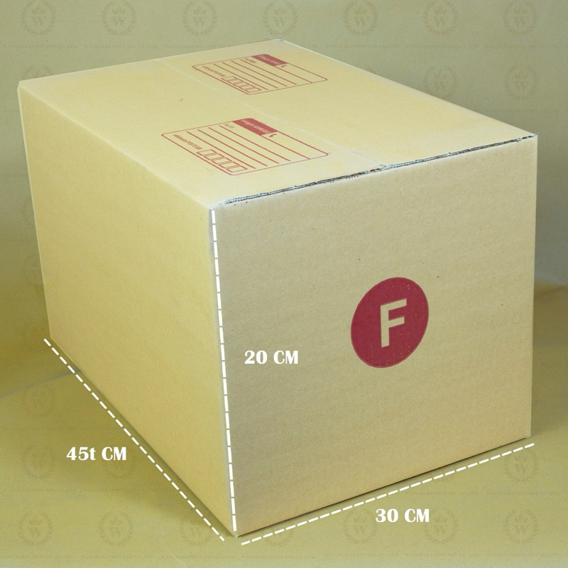 กล่องพัสดุไปรษณีย์ เบอร์ Fใหญ่ (แพ๊ค10ใบ)