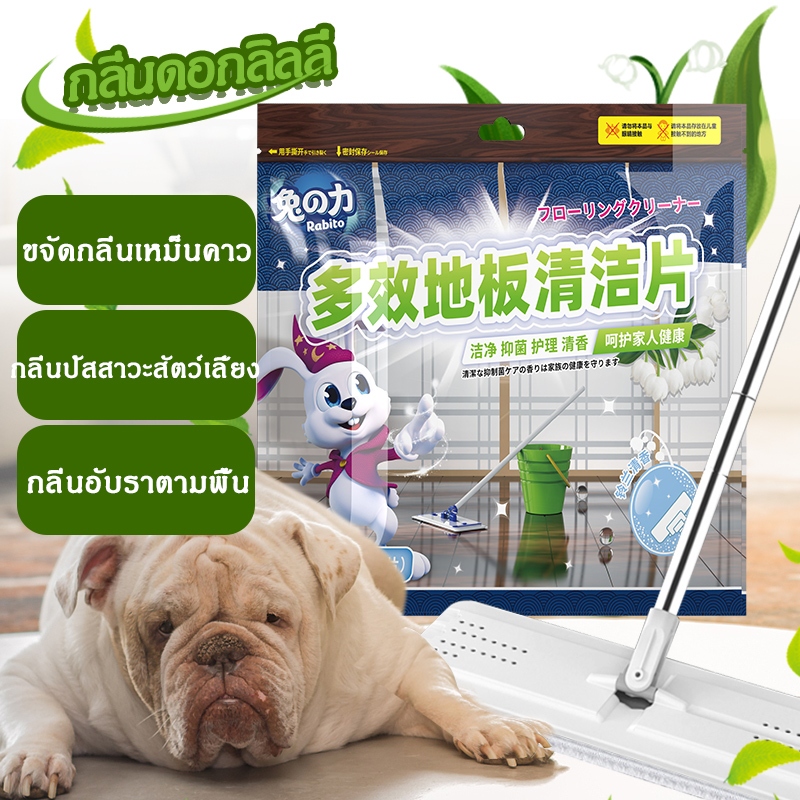 Rabito แผ่นทำความสะอาดพื้นและขจัดแบคทีเรีย ขจัดคราบอย่างทรงพลัง ทำความสะอาดพื้นกระเบื้องอเนกประสงค์ เครื่องมือช่วยถูพื้น