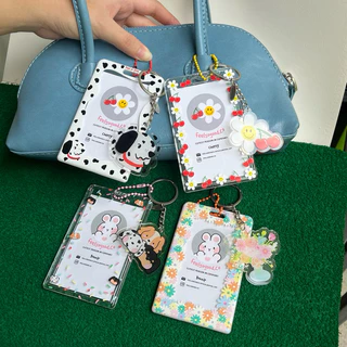 💟Card holder -feelsogood.coXcocochu- เฟรมการ์ดใส่บัตรพนักงาน,BTS,MRT,คีย์การ์ด