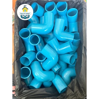 PVC (แพค10ตัว) ข้องอหนา90องศา ขนาด 1"1/2 นิ้ว (1นิ้วครึ่ง) หรือ 1นิ้ว 4 หุน มาตรฐานทั่วไป ข้อต่อพีวีซี พร้อมส่ง