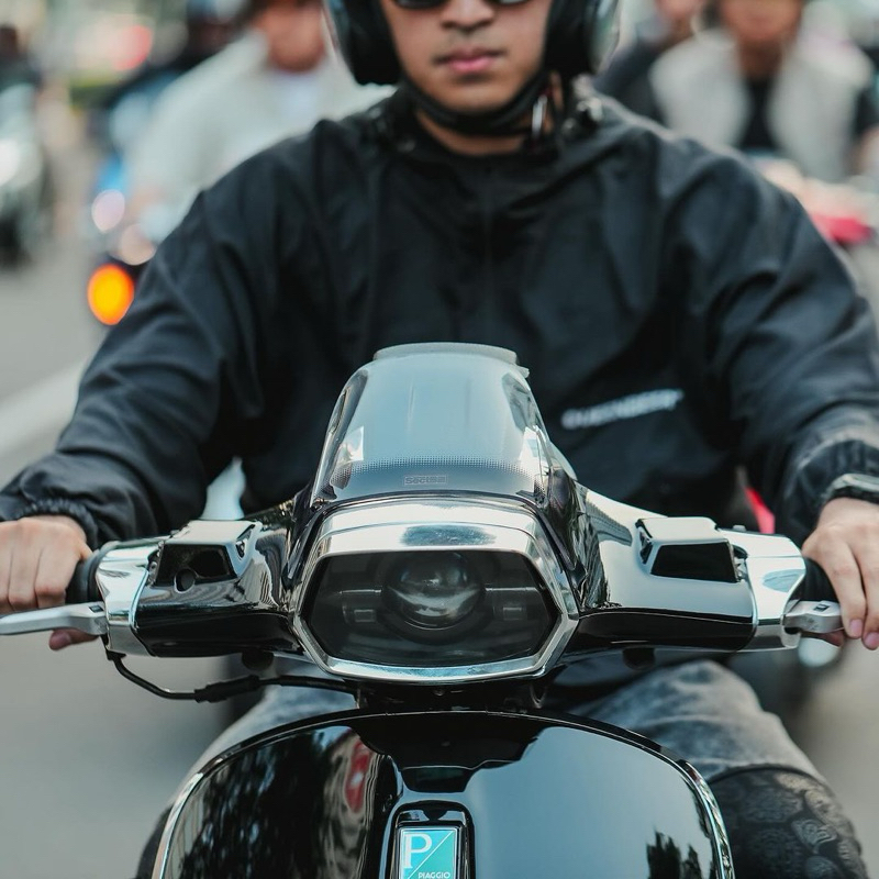 ชิลด์ หน้า สปอร์ต สำหรับ Vespa Sprint / Primavera / GTS / LX125 / S125 นิว เวสป้า ชิลด์ แต่ง ซิ่ง Se