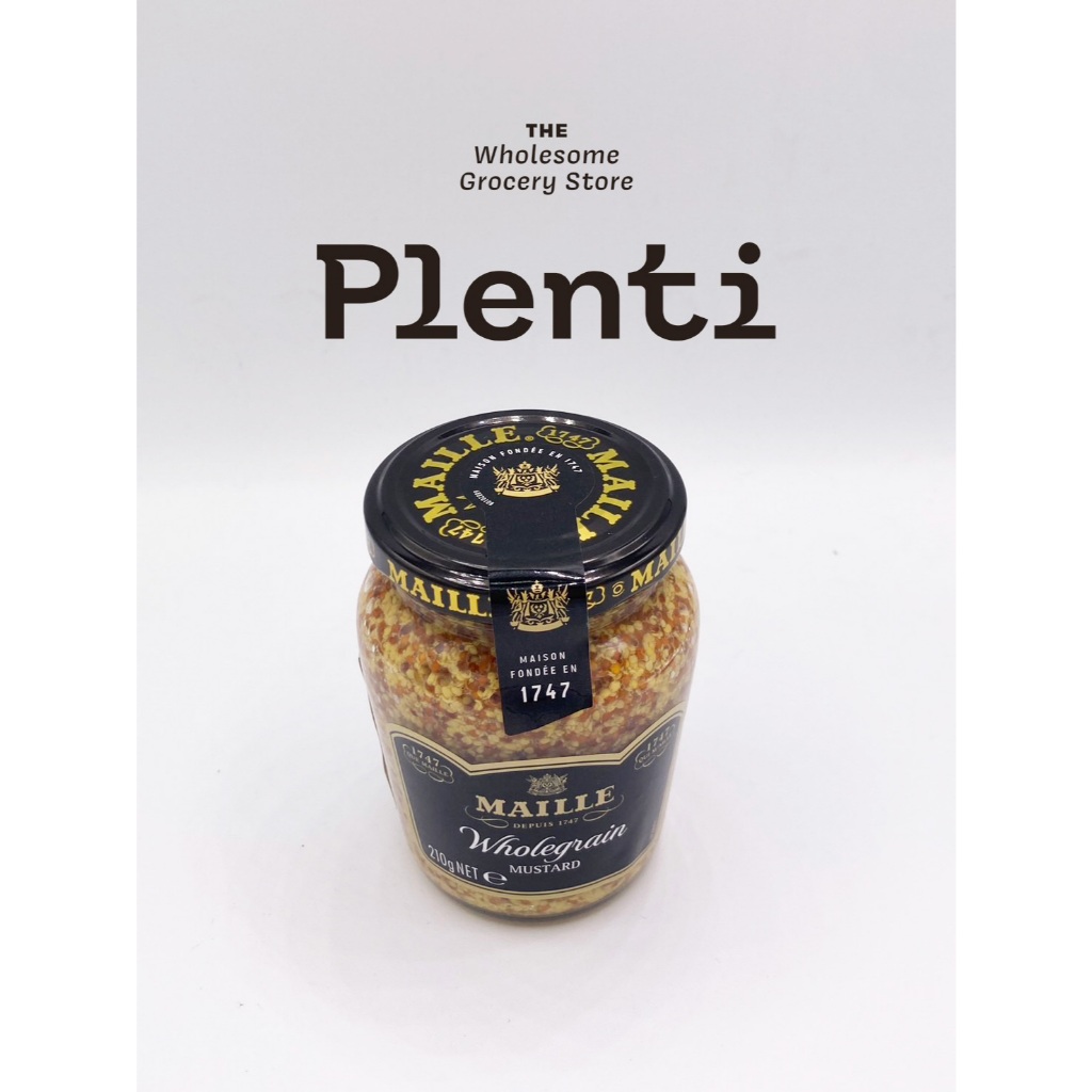 WHOLEGRAIN MUSTARD 210G (MAILLE DIJON)