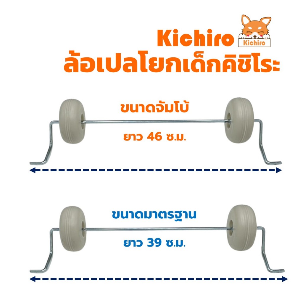 ล้อเปลโยกเด็ก คิชิโระ มีให้เลือก 2 ขนาด พร้อมส่ง (โปรดวัดความยาวก่อนสั่งซื้อ)