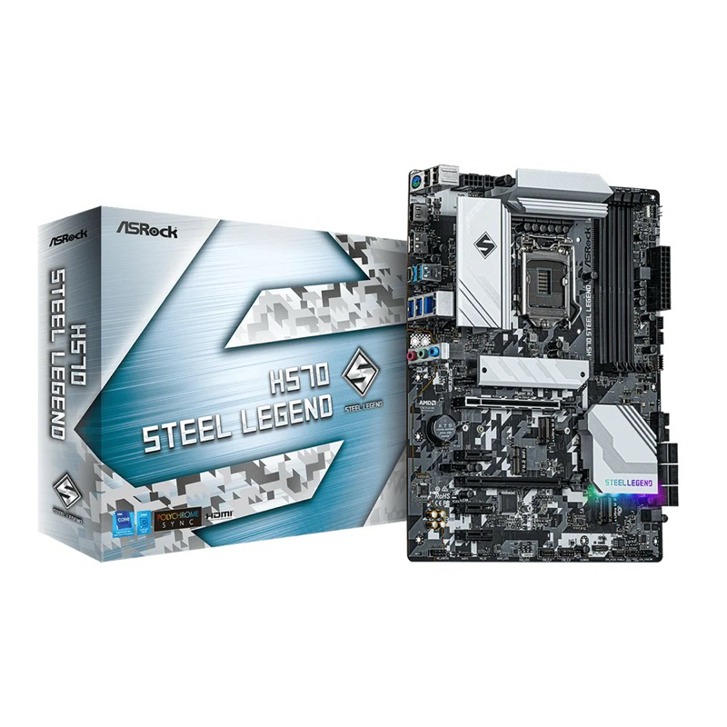 MAINBOARD (เมนบอร์ด) 1200 ASROCK H570 STEEL LEGEND