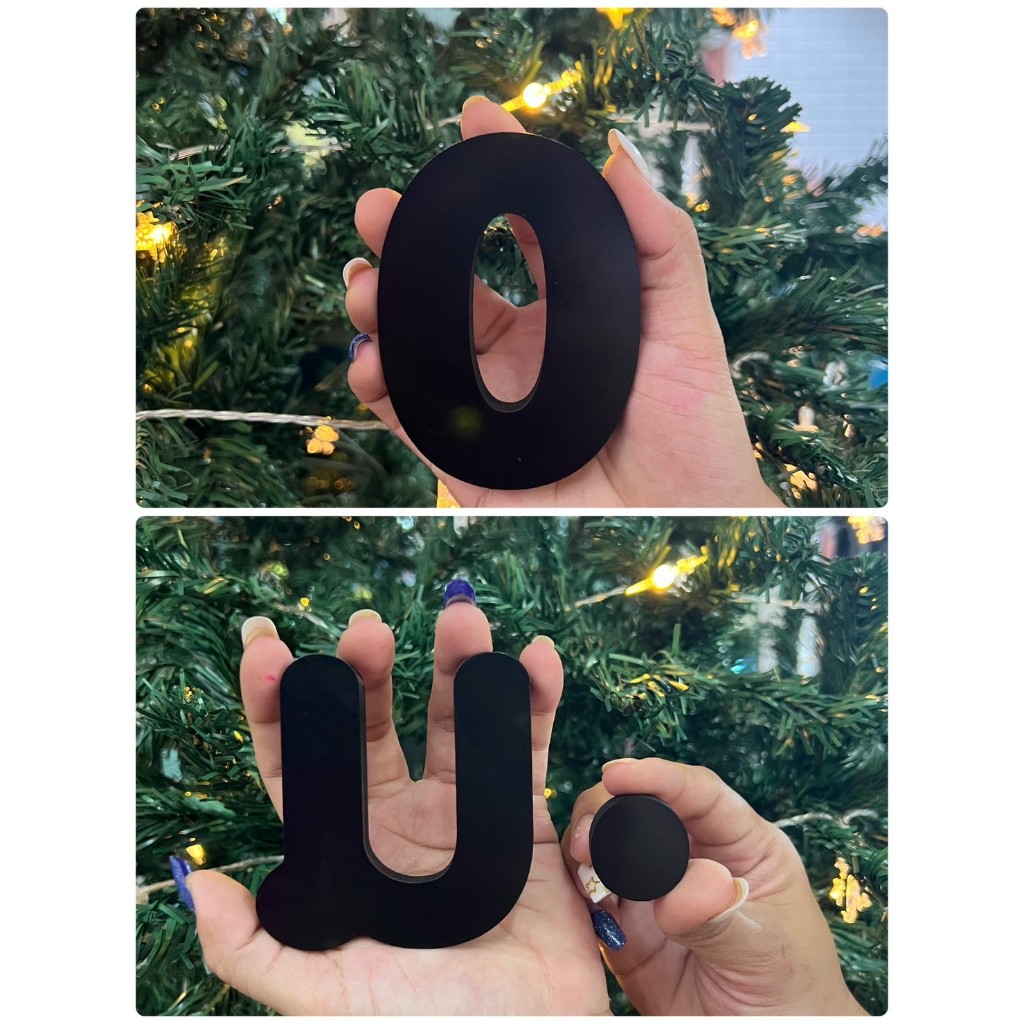 ตัวอักษรพลาสวูดหนา10 มิล ตัวเลขบ้านเลขที่ เลขที่ห้อง เบอร์โทร หอพัก อาคาร โรงแรม งานDIY ทนแดดทนฝน - รูปที่ 5