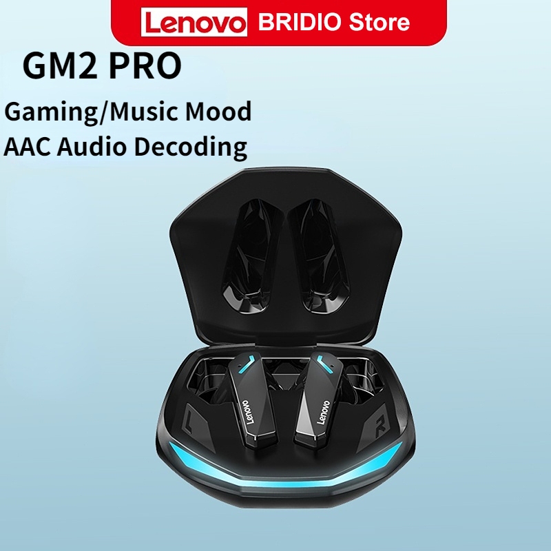 Lenovo Bridio GM2 PRO หูฟังบลูทูธ bluetooth 5.3 หูฟังบลูทูธไร้สาย HiFi หูฟังไร้สาย