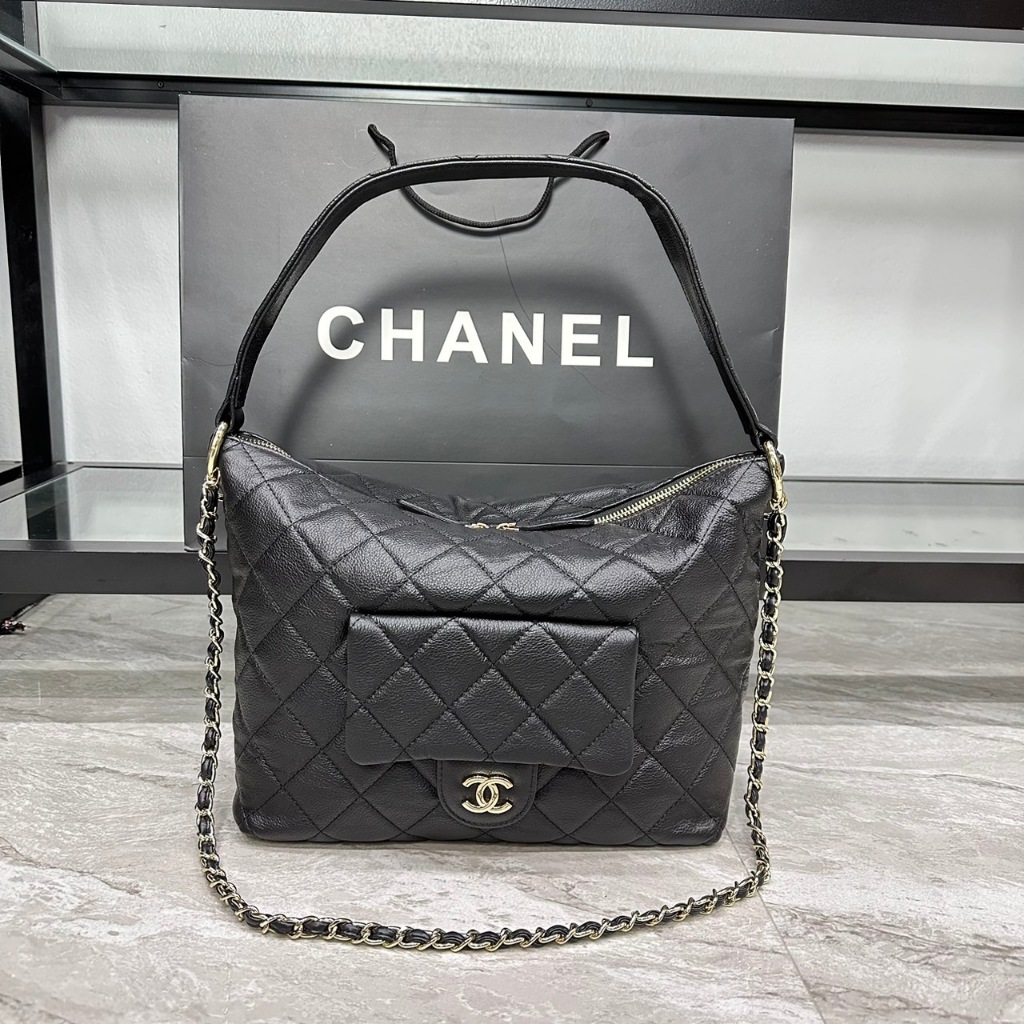 กระเป๋า Chanel  งานออริเทียบแท้ หนังแท้/Size : 10,5” Full set