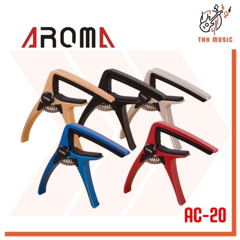 Capo Aroma AC-20 คาโป้สำหรับกีตาร์โปร่ง