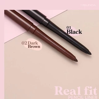 (MC3112) ดินสอเขียนขอบตา แบบออโต้ เมอลินดา MEILINDA Real Fit Pencil Liner