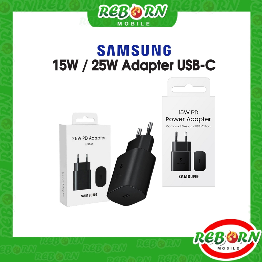[Must Have] Samsung Charger Adapter 15W (Type-C) ของต้องมีที่ชาร์จ 15W Samsung 15W PD Power Adapter By Rebornmobile