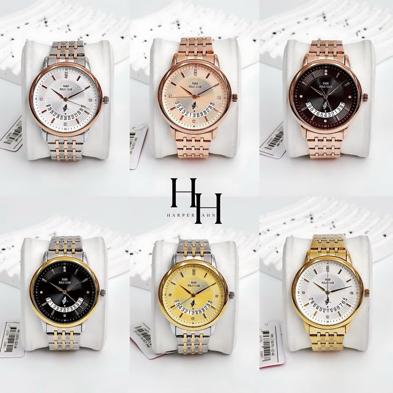 PARIS POLO CLUB PPC-230701 หน้าปัด40มม. ของแท้ ประกันศูนย์ไทย 1 ปี