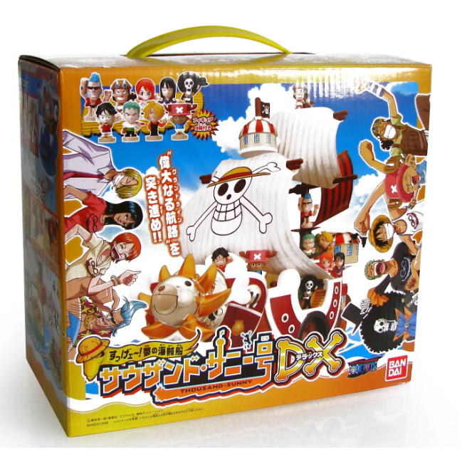 เรือวันพีช ซันนี่ One piece Pirate Ship of Dreams DX gold limited : Thousand Sunny สีทอง โมเดลเรือปร