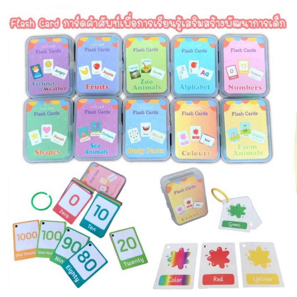 ของเล่นเด็กผญ ของเล่นเรียนภาษาอังกฤษสําหรับเด็ก flash cards การ์ดเป็นภาษาอังกฤษ ของขวัญสําหรับเด็ก