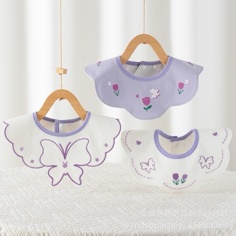 Babyculture พร้อมส่ง ผ้ากันเปื้อนรุ่น Baby Pastel ผ้ากันน้ำลายเด็กน่ารัก
