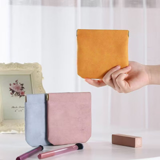 Sunflower66กระเป๋าหนัง PU สําหรับใส่จัดเก็บเครื่องประดับ กุญ…