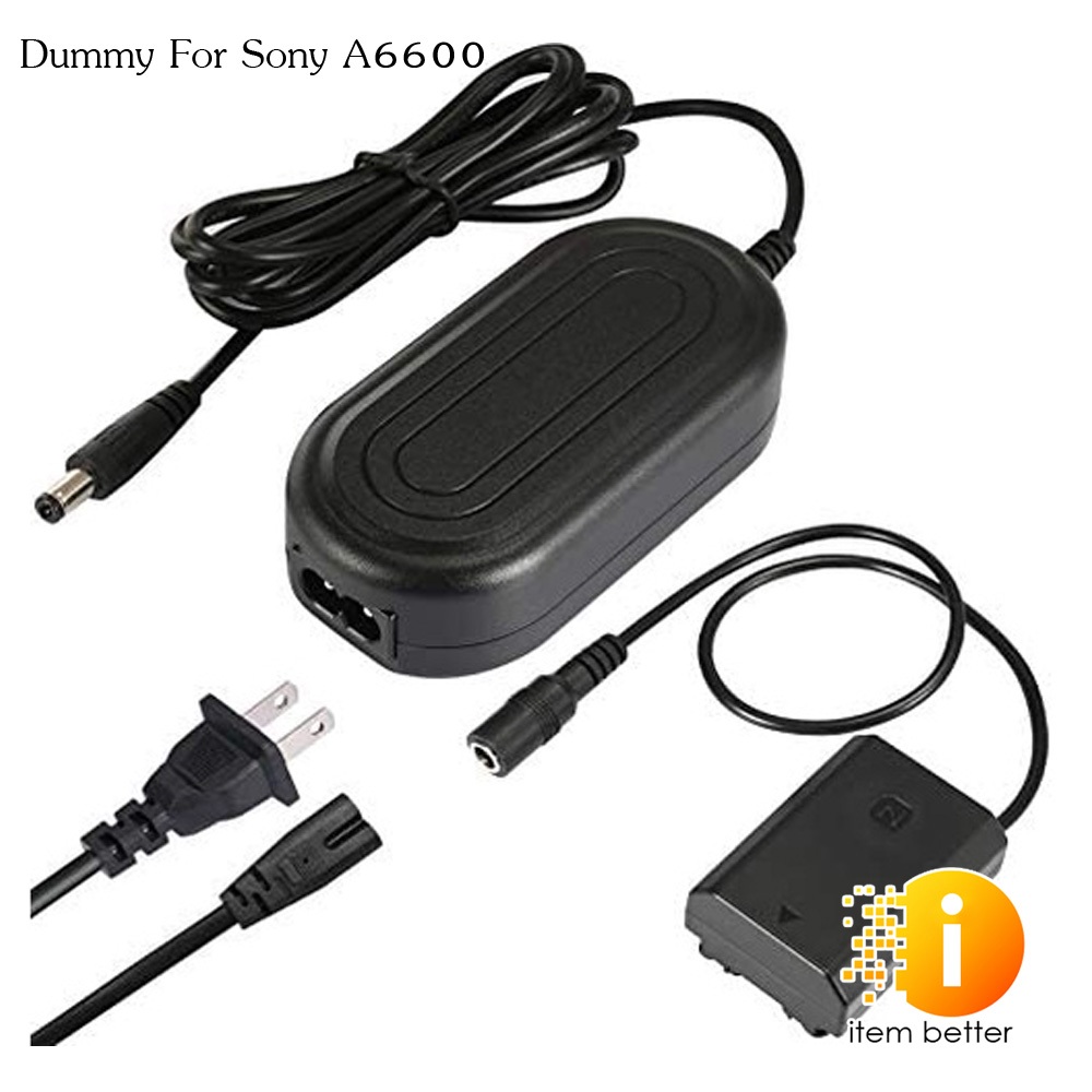 AC Adapter AC-PW20+FZ100 Dummy For Sony A6600/A7III/A7RIII/A9/A7SIII