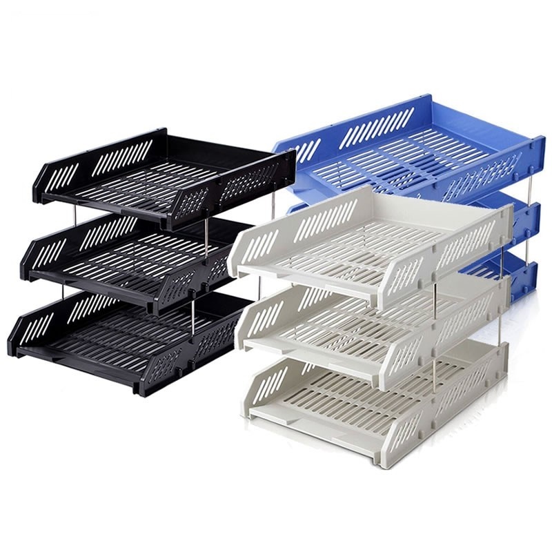 [ส่งจากไทย]MK home ถาดวางเอกสารพลาสติก ชั้นเอกสารA4 ชั้นวางเอกสาร F005