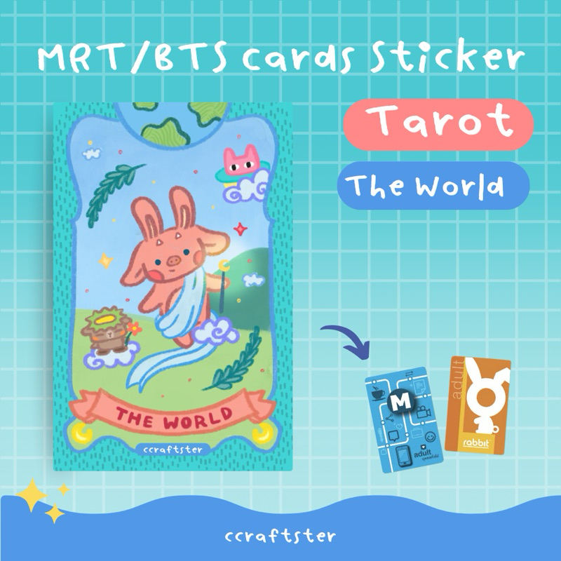 Card Sticker สติกเกอร์ติดบัตรบีทีเอส MRT BTS สติ๊กเกอร์ติดบัตร สติ้กเกอร์ไพ่ทาโรต์ Tarot สายมู ราคา ถูกที่สุด ดีลบีเคเค แกลเลอรีภาพที่ 5