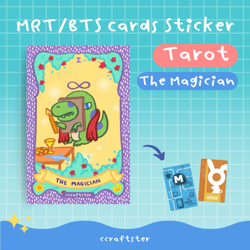Card Sticker สติกเกอร์ติดบัตรบีทีเอส MRT BTS สติ๊กเกอร์ติดบัตร สติ้กเกอร์ไพ่ทาโรต์ Tarot สายมู ราคา ถูกที่สุด ดีลบีเคเค แกลเลอรีภาพที่ 7