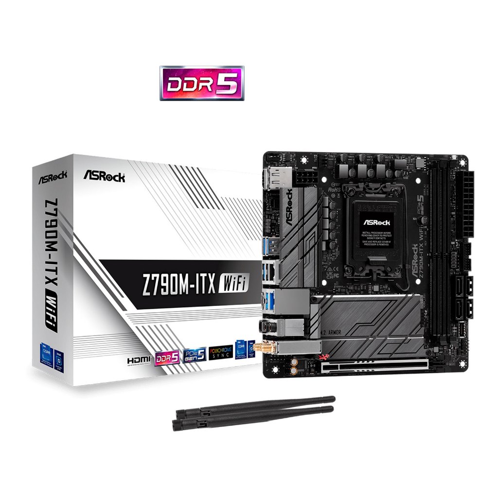 MAINBOARD ASROCK Z790M-ITX WIFI DDR5 (SOCKET LGA 1700)
