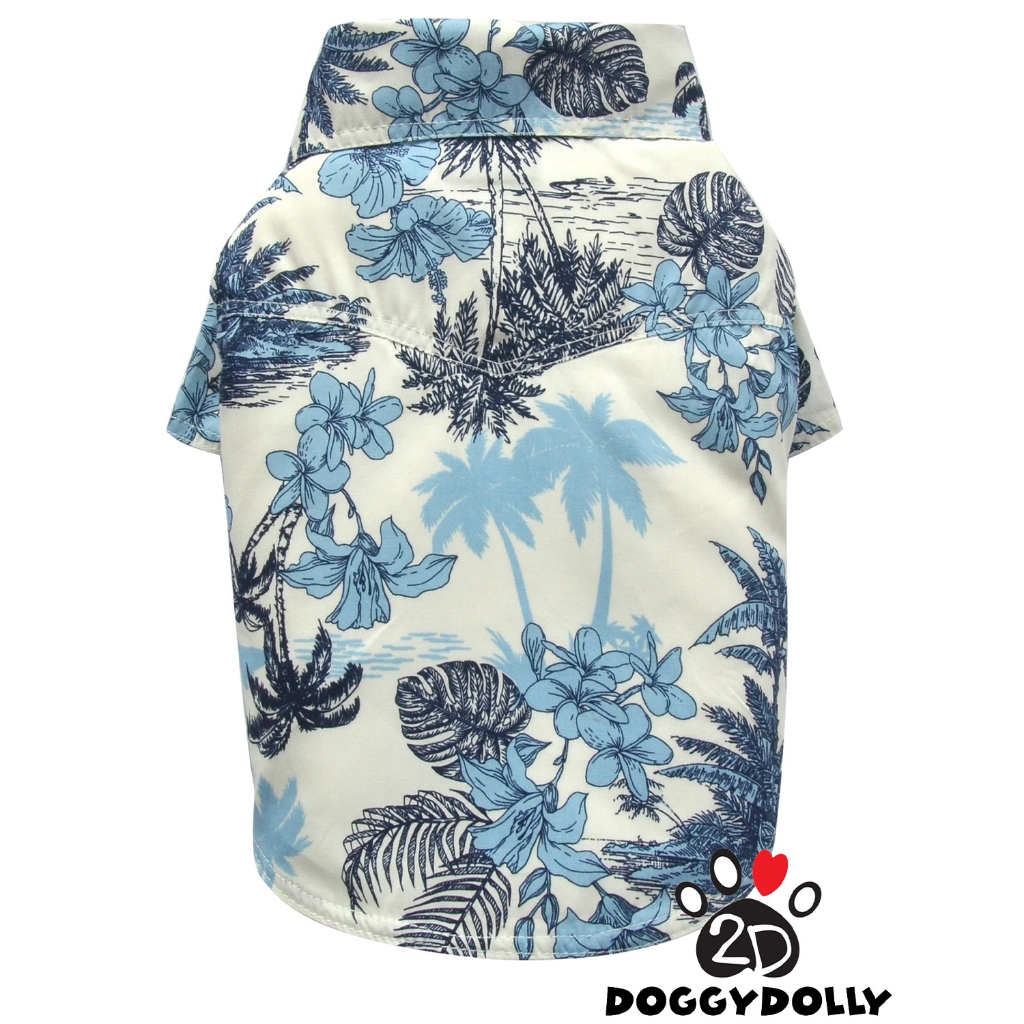 Pet cloths -Doggydolly  เสื้อผ้าแฟชั่น  สัตว์เลี้ยง หมาแมว เชิ๊ต คอปก สีเขียว ขนาดไซส์ 1-9 โล - S191