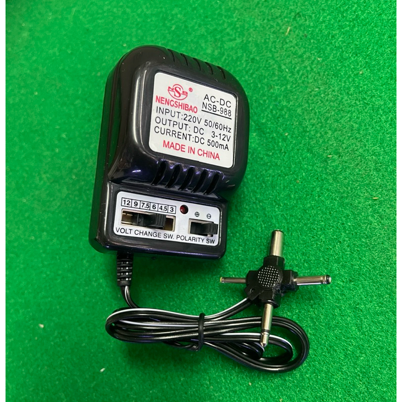 หม้อแปลงไฟปรับได้ 3V-12V/1.5v-12v  500mAh