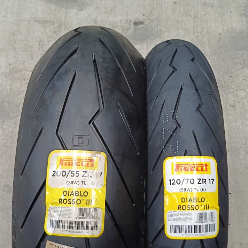 🔥พร้อมส่ง🔥 Pirelli Diablo Rosso 3 III ยางบิ๊กไบค์พีรารี่ 120 160 180 190 200 ราคาเริ่มต้น 4,100.-